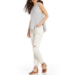 Free People Lacey Stilt Distressed Jeans